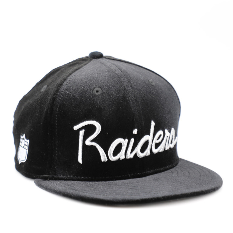 NEW ERA RAIDERS 59FIFTY VELVET CAP