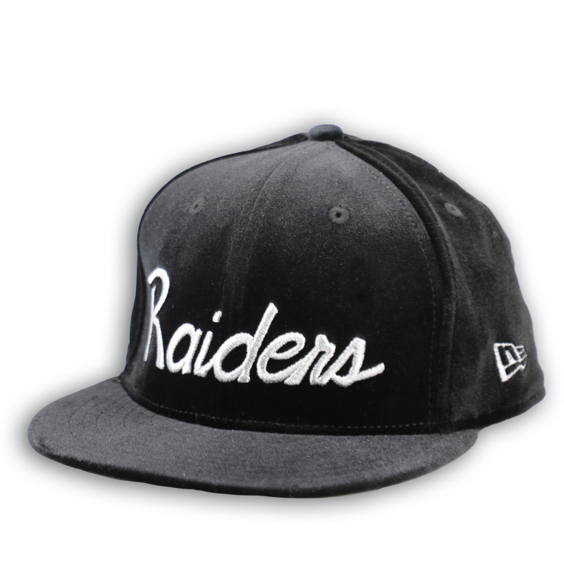 NEW ERA RAIDERS 59FIFTY VELVET CAP