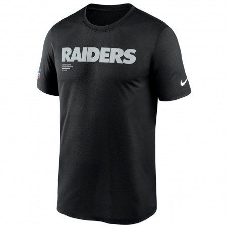 NIKE LAS VEGAS RAIDERS DRI-FIT TEAM ISSUE LEGEND TEE