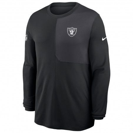 NIKE RAIDERS DRI-FIT COACH UV LONG SLEEVE TOP