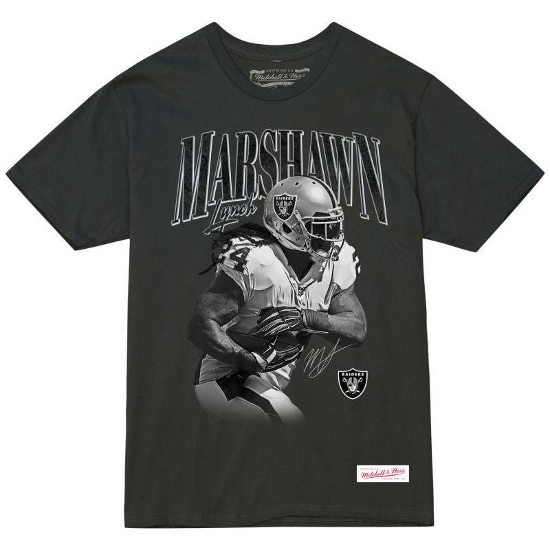 MITCHELL & NESS OAKLAND RAIDERS MARSHAWN LYNCH ULTIMATE TEE