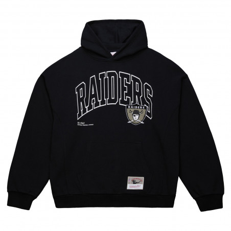 MITCHELL & NESS RAIDERS RETRO LOGO HOODIE