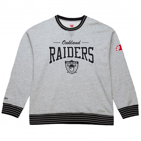 MITCHELL & NESS OAKLAND RAIDERS THROW IT BACK CREWNECK SWEATSHIRT