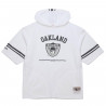 MITCHELL & NESS OAKLAND RAIDERS RETRO LOGO SHORT SLEEVE HOODIE