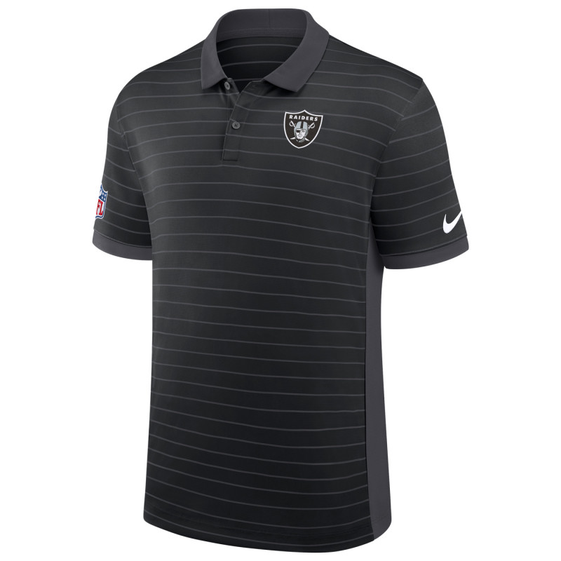 NIKE RAIDERS DRI-FIT VICTORY STRIPE POLO