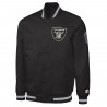 STARTER RAIDERS BLACK SHIELD SATIN JACKET