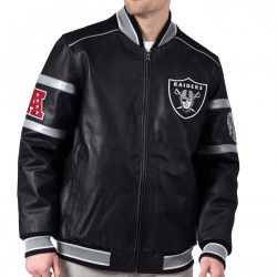 RAIDERS COW NAPPA JACKET