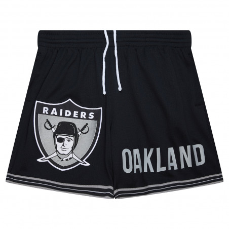 MITCHELL & NESS OAKLAND RAIDERS TEAM ORIGINS VINTAGE LOGO MESH SHORTS