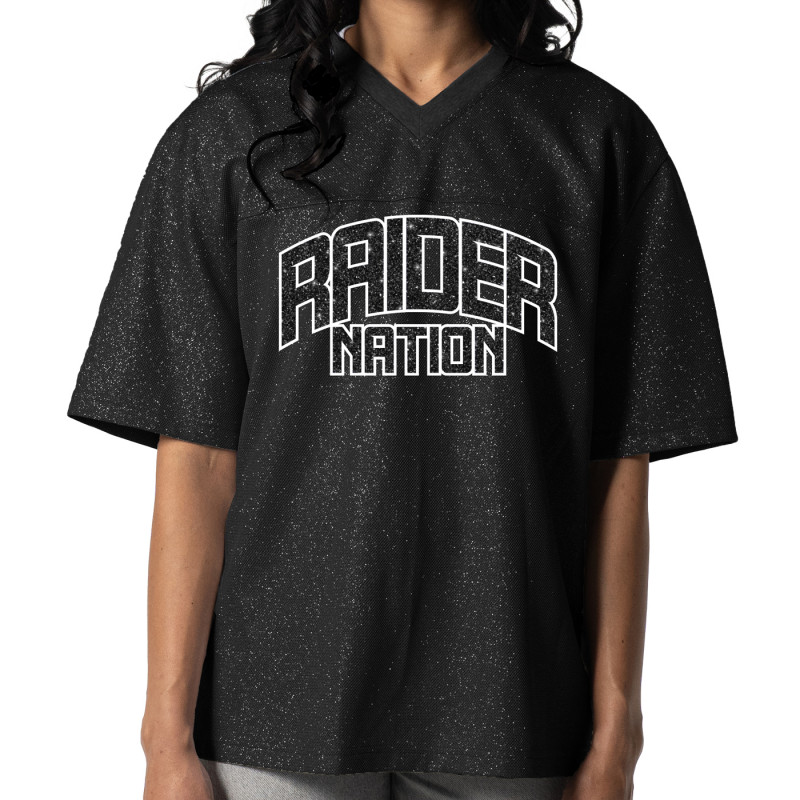 WOMENS RAIDER NATION MESH FASHION JERSEY TOP