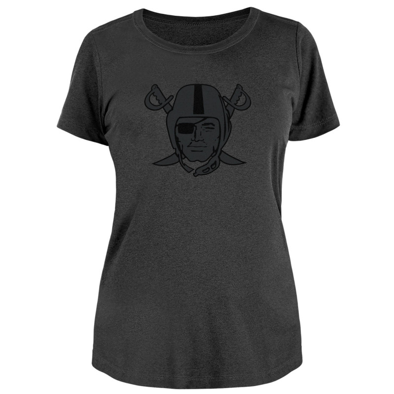 NEW ERA WOMENS RAIDERS TONAL PIRATE TEE