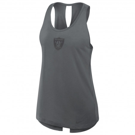 NIKE WOMENS RAIDERS CRISSCROSS OPEN BACK TANK