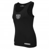 PRO STANDARD WOMENS GAMEDAY CLASSIC RELAXED FIT BLACK RACERBACK TANK