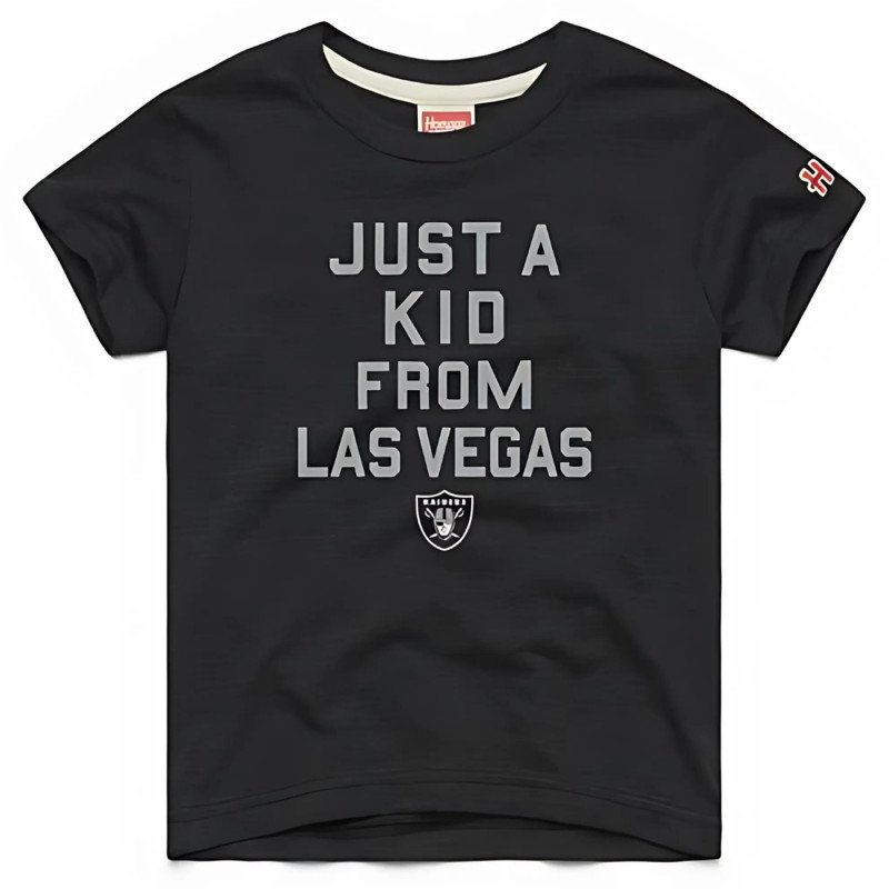 HOMAGE RAIDERS JUST A KID FROM LAS VEGAS YOUTH TEE