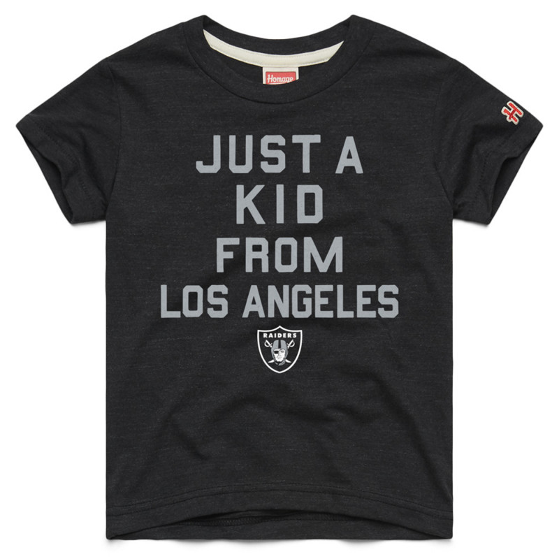 HOMAGE RAIDERS JUST A KID FROM LOS ANGELES YOUTH TEE