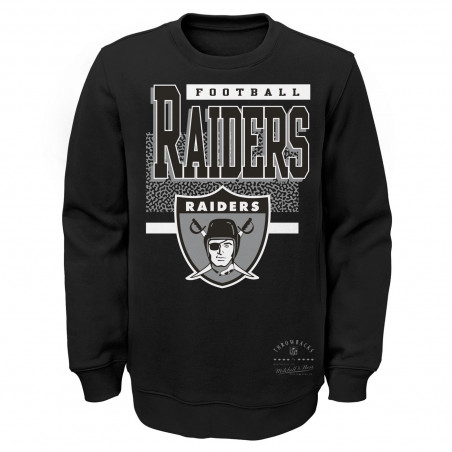 MITCHELL & NESS YOUTH RAIDERS BIG TICKET CREWNECK SWEATSHIRT