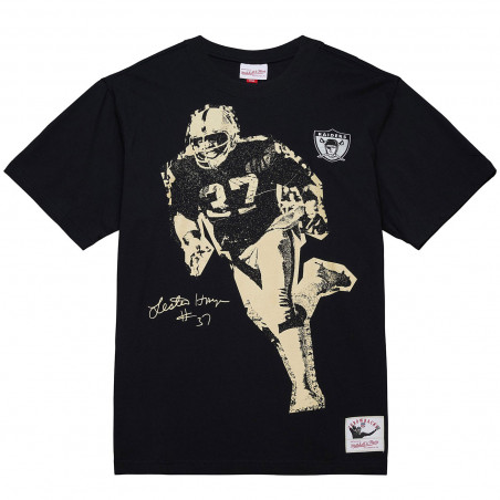 MITCHELL & NESS RAIDERS LESTER HAYES JUDGE BLOCKBUSTER TEE