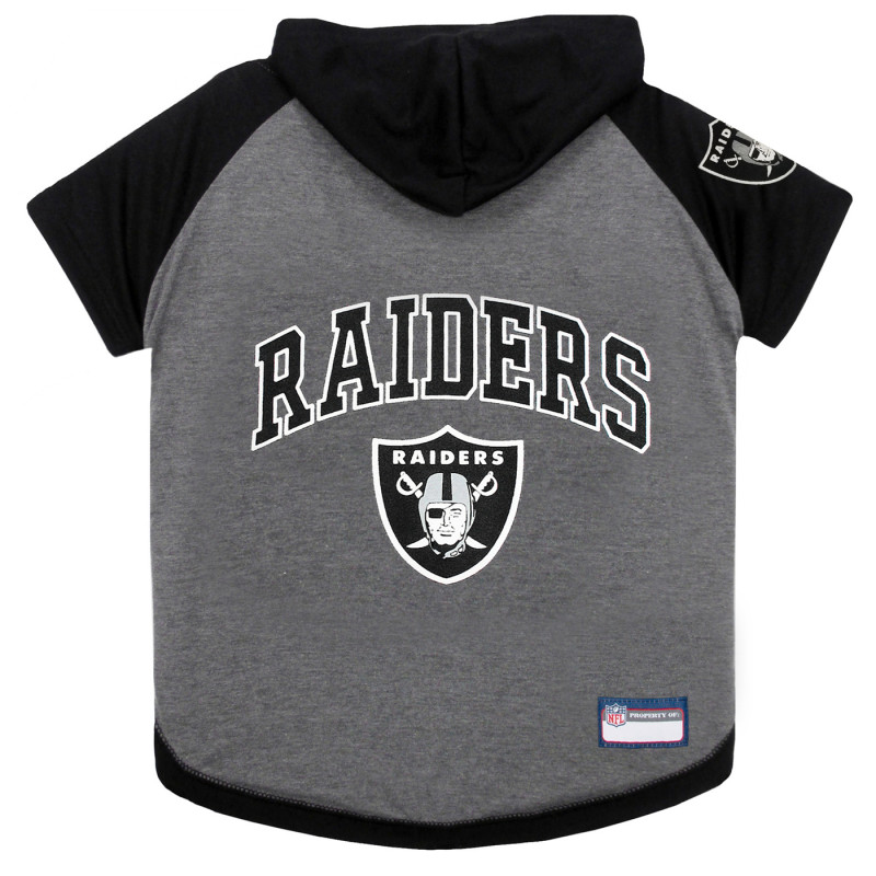 RAIDERS PET SHORT SLEEVE HOODIE
