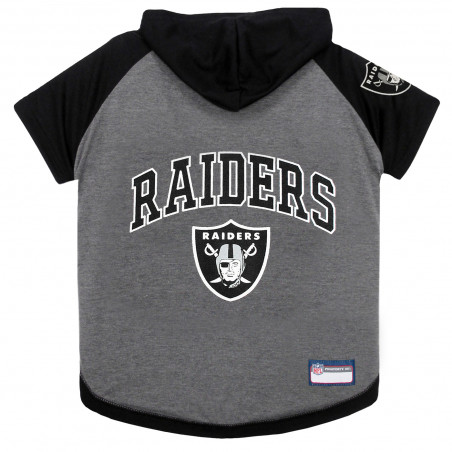 RAIDERS PET SHORT SLEEVE HOODIE
