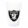 RAIDERS 1.5OZ WHITE SILICONE SHOT GLASS