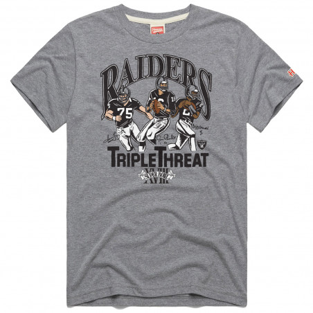 HOMAGE RAIDERS SUPER BOWL XVIII TRIPLE THREAT TEE