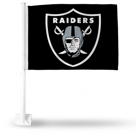 RAIDERS 16X19 SHIELD LOGO CAR FLAG