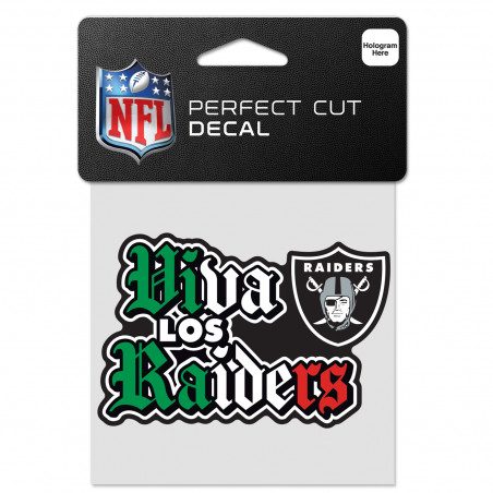 VIVA LOS RAIDERS PERFECT CUT DECAL 4X4