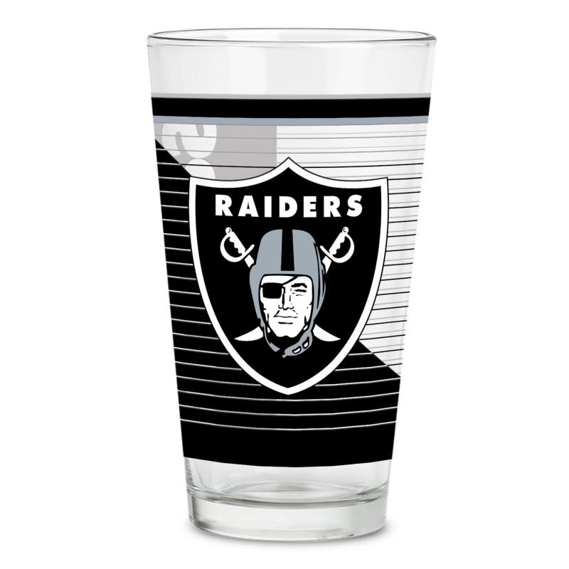 RAIDERS 16OZ PINT GLASS