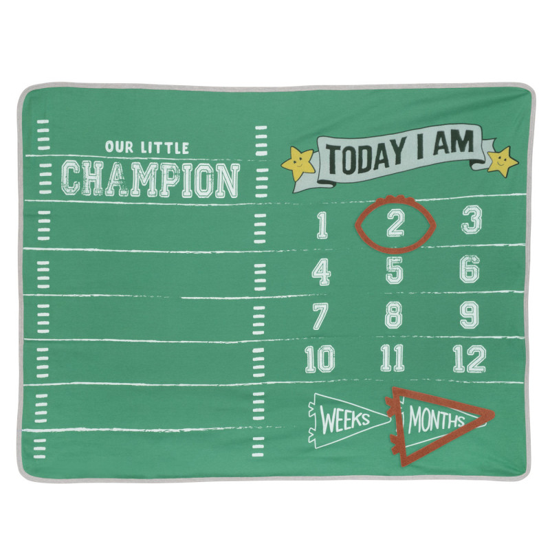 1 DRAFT PICK 2 PIECE CREEPER WITH BLANKET SET