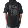 RAIDERS UNISEX ZIP UP PINSTRIPE DENIM TOP
