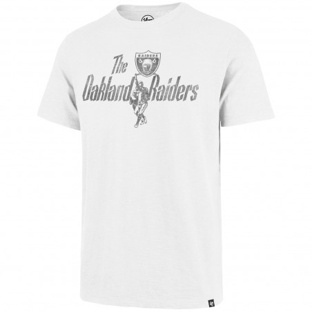 '47 OAKLAND RAIDERS RETRO WHITE SCRUM TEE