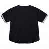 MITCHELL & NESS ON THE CLOCK VINTAGE LOGO MESH BUTTON UP