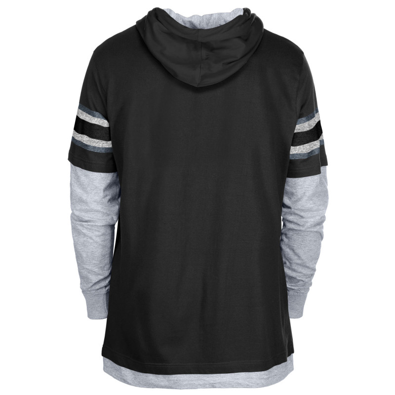 NEW ERA LONG SLEEVE HOODED TWOFER TOP