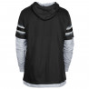 NEW ERA LONG SLEEVE HOODED TWOFER TOP