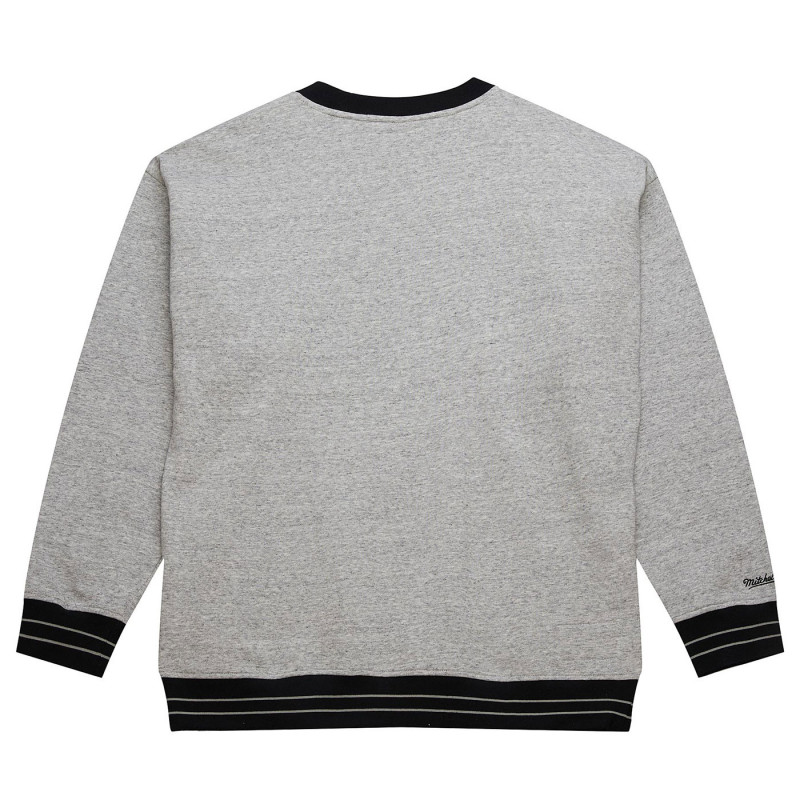 MITCHELL & NESS FULL FIELD SATIN FLEECE CREWNECK SWEATSHIRT