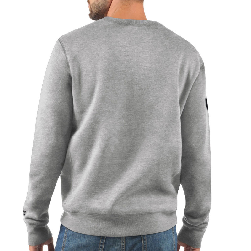 STARTER RAIDERS HERITAGE WORDMARK GRAY CREWNECK SWEATSHIRT
