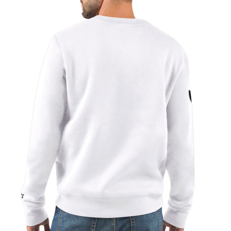 STARTER RAIDERS HERITAGE WORDMARK WHITE CREWNECK SWEATSHIRT