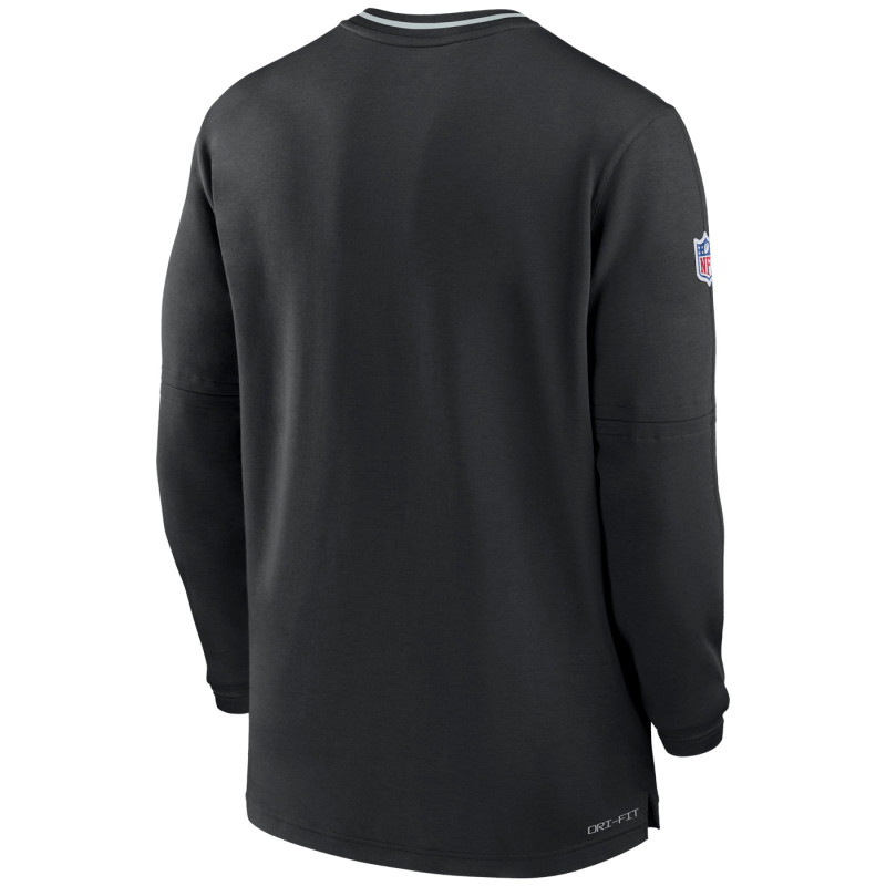 NIKE DRI FIT HALF ZIP LONG SLEEVE COACH TOP