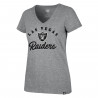 '47 Womens Las Vegas Raiders Spirit Script Rival Tee | Official Las Vegas Raiders Womens Tee Sale