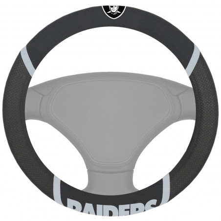 RAIDERS STEERING WHEEL COVER