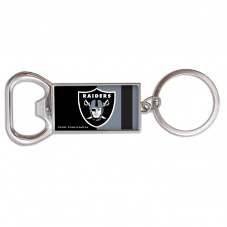 RAIDERS SHIELD BOTTLE OPENER KEYCHAIN