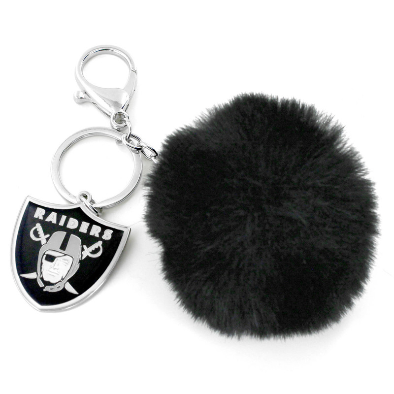 RAIDERS POM POM KEYCHAIN