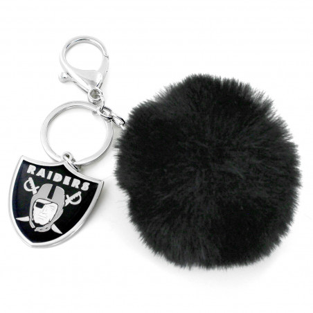 RAIDERS POM POM KEYCHAIN