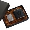 RAIDERS FLASK AND FOOTBALL TAG SET