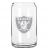 RAIDERS CAN SHAPED GLASS