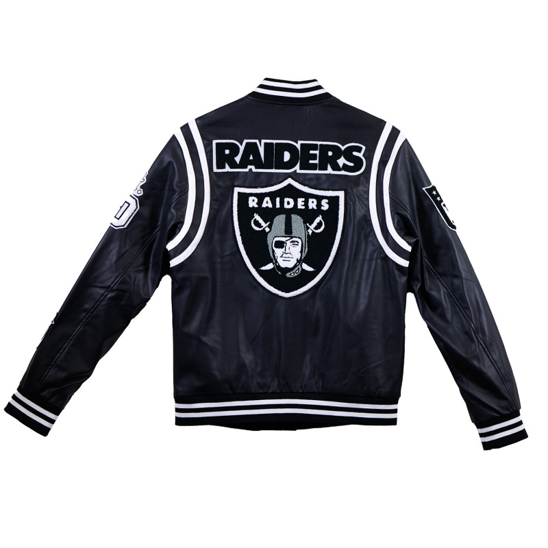 JEFF HAMILTON RAIDERS VEGAN LEATHER JACKET