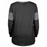 NEW ERA WOMENS LONG SLEEVE LACEUP TEE WITH SLEEVE INSERTS