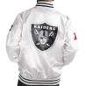 STARTER WHITE SATIN JACKET