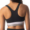 RAIDERETTES BOTTOM STRIPE SPORTS BRA