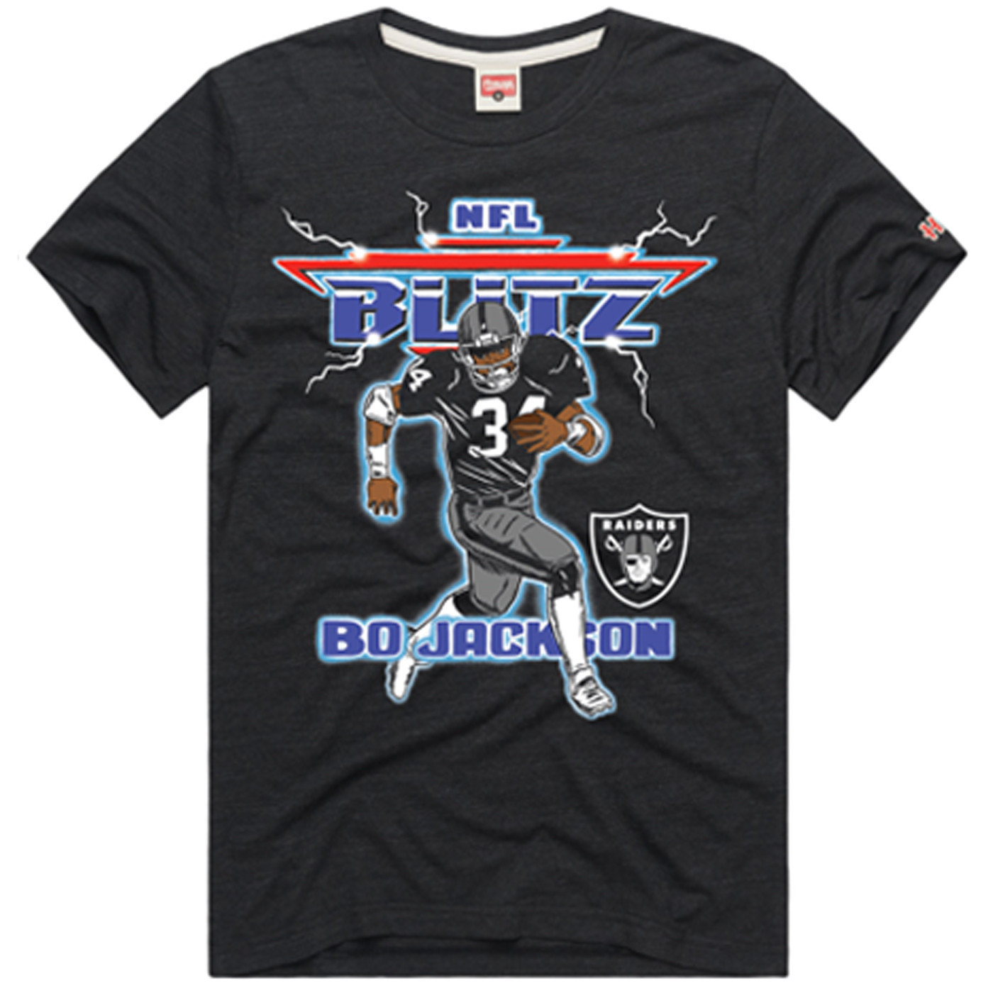 HOMAGE NFL BLITZ RAIDERS BO JACKSON TEE
