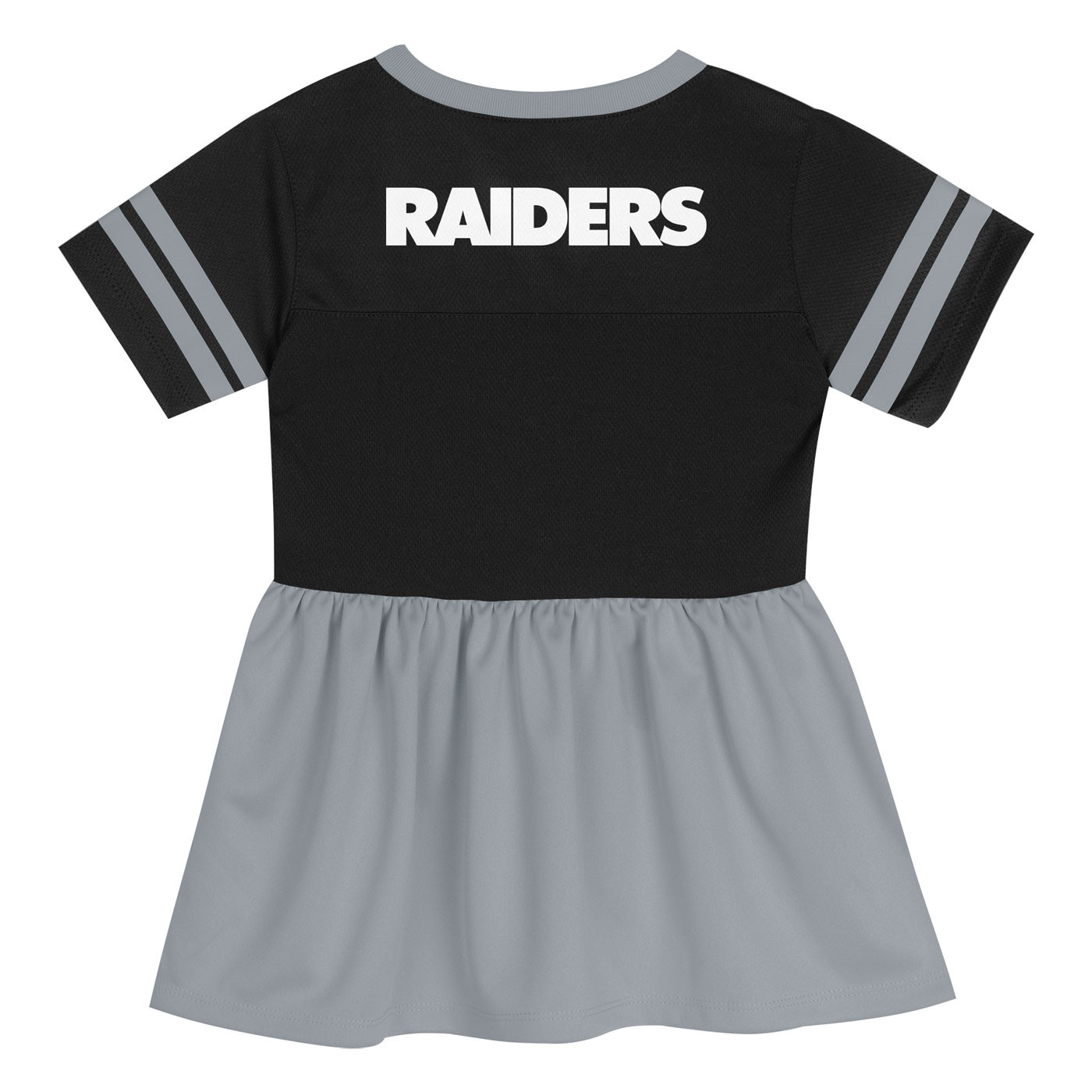 raiders t shirt dress Outerstuff Girls Toddler Black Las Vegas Raiders Stadium Lights Fashion Jersey Dress at Nordstrom, Size 4T